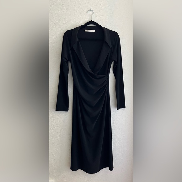 Kismet black wrap dress size large - Picture 1 of 4